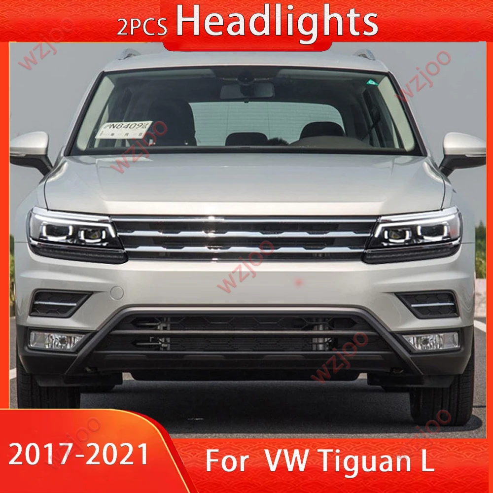 

Car Headlights For VW Tiguan 17-21 high style LED Auto Headlamp Assembly Upgrade High Configure Projector Lens Accessories Kit