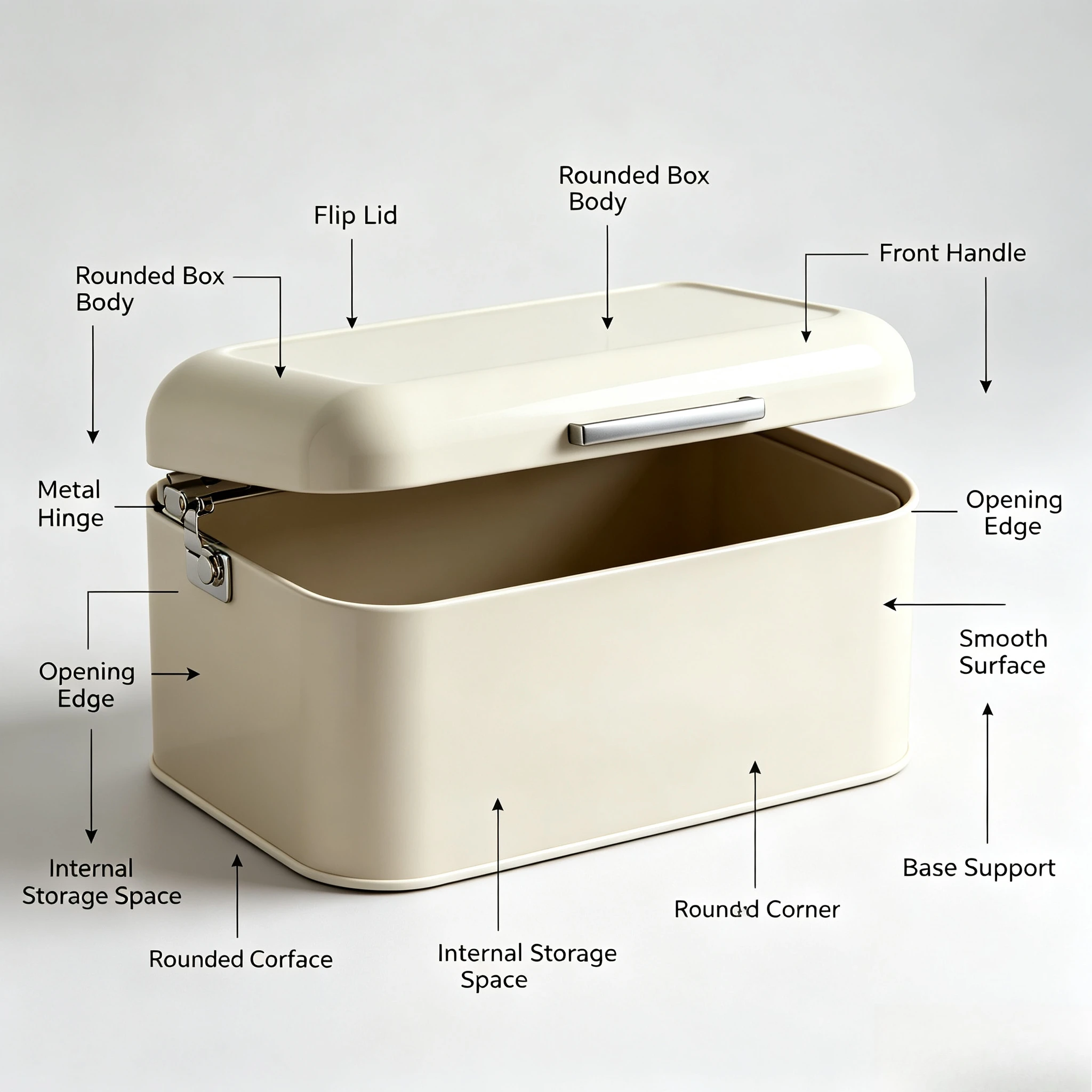 Household Desktop Storage Box With Lid, Dust‑proof Organizer for Entrance Key, Cosmetics, Sundries, Desktop Finishing Storage