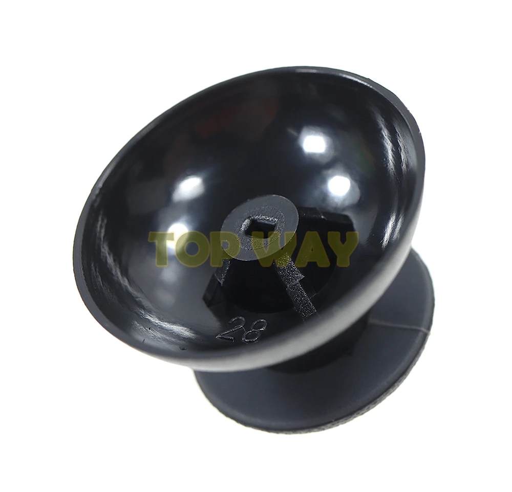 2PCS Black Small Hole Mushroom 3D Rocker Joystick Cap Shell Thumbstick For PS2 PS3