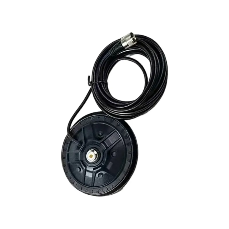 [NEW A09R!】 Strong Suction Cup Mount Universal Car Walkie Talkie Antenna Base 5M 50-3 Coaxial Cable Male Connector