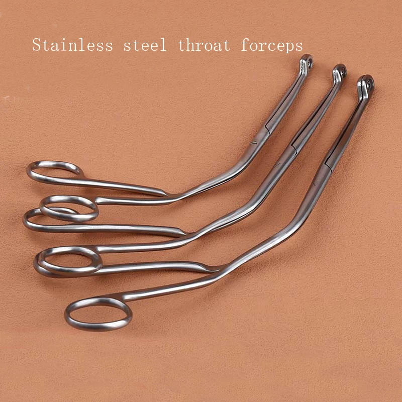 Stainless steel laryngeal forceps Trachea insertion forceps dilatation forceps for foreign body in throat Forceps Oral, nasal an