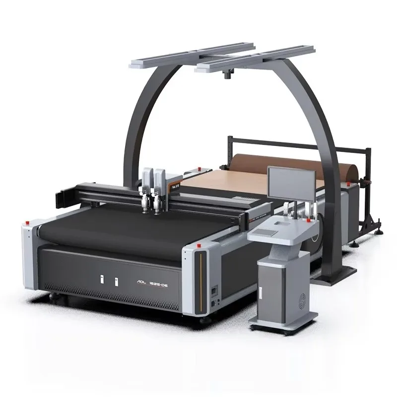 new fully automatic sportswear fabric cutter with intelligence system and automatic fabric feeder