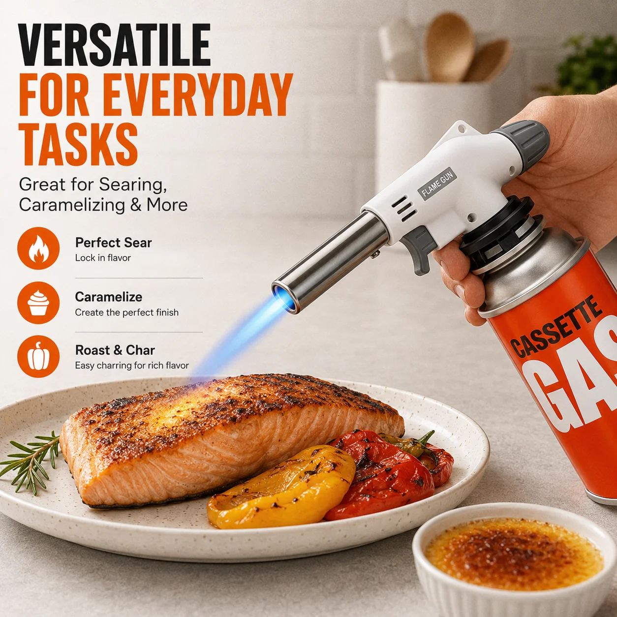 Refillable Butane Gas Torch Li - Kitchen Baking Torch recension och pris