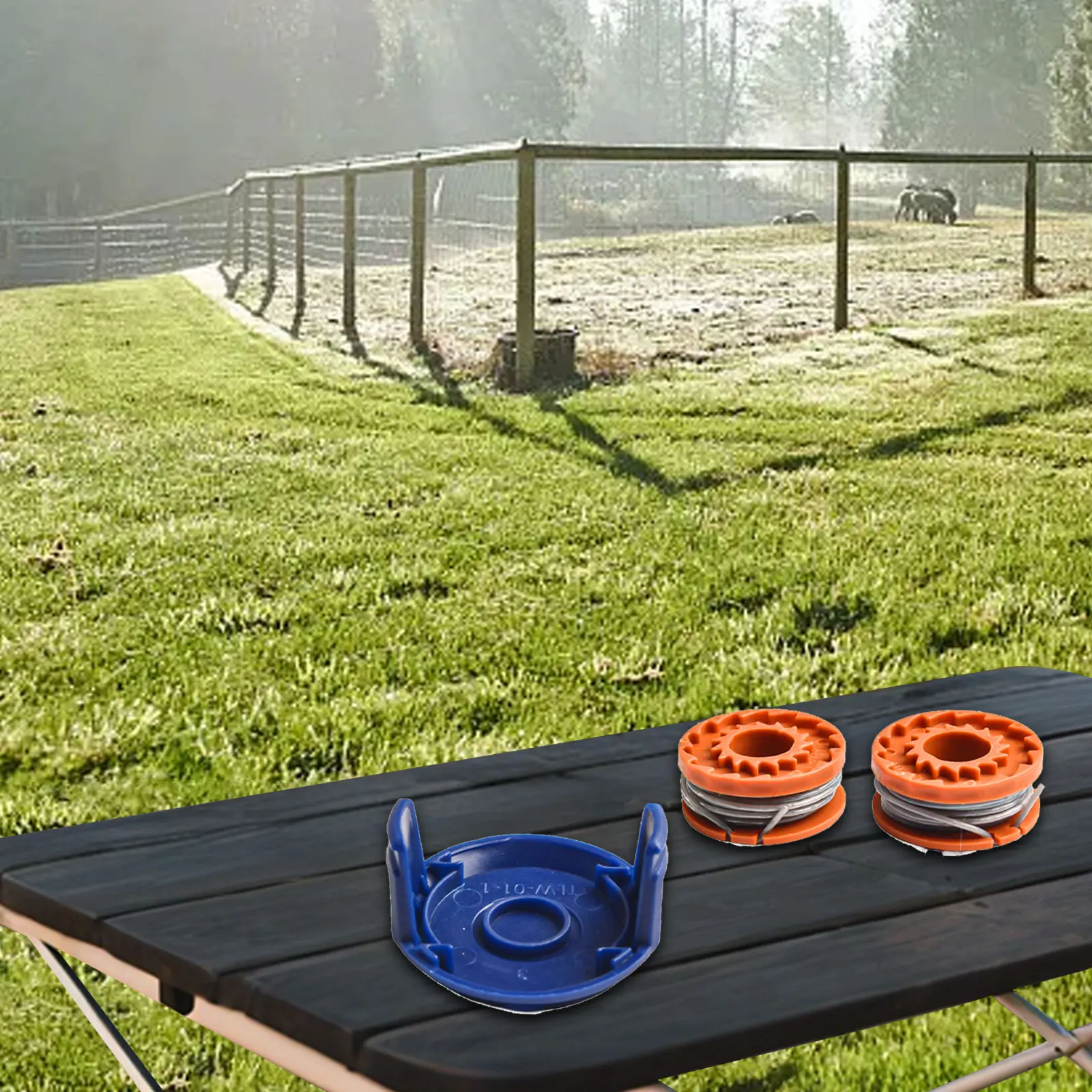 Spools Perfect Fit For BAUKER CGT18LW Grass Trimmer Replacement Spool & Line Set Practical and Exquisite Design