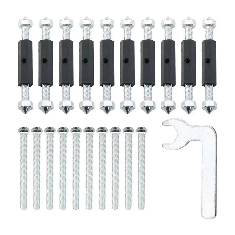 BMBY-Manganese Steel Switch Socket Repair Unit Concealed Box 10PCS Cassette Electrical Case With Wrench Type 118