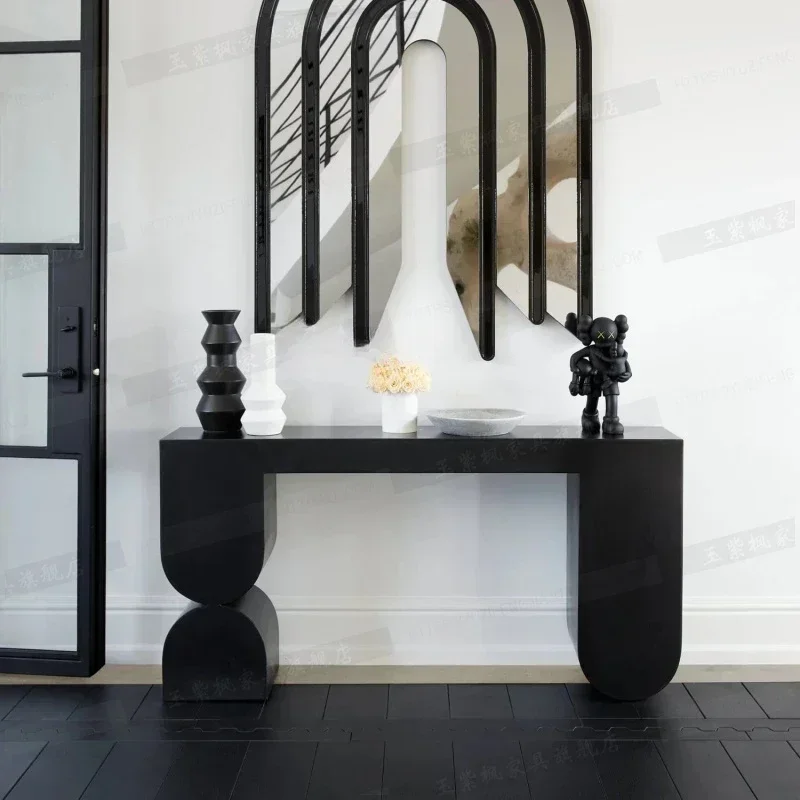 

LBX Nordic Creative Console Tables Model Room Club a Long Narrow Table Modern Light Luxury Simple Side View Table Hotel