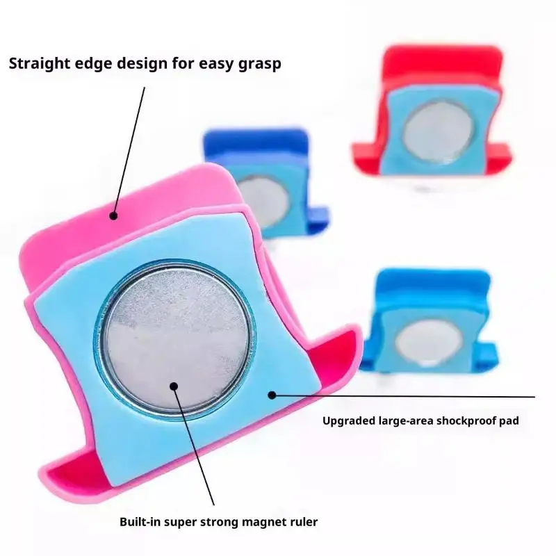 

Magnet Lock Stitcher Sewing Machine Accessories New Multi-purpose Magnet Gauge Edge Polygonal Anti-Curling Plastic Positioner