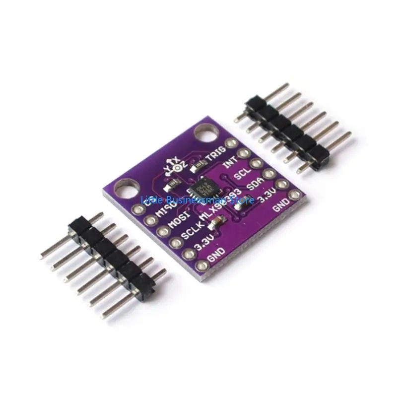 MLX90393 Energy Efficient Digital Hall Sensorings Module Supporting I2C SPI Protocols and ±0.5° Precisions for Automation M76A