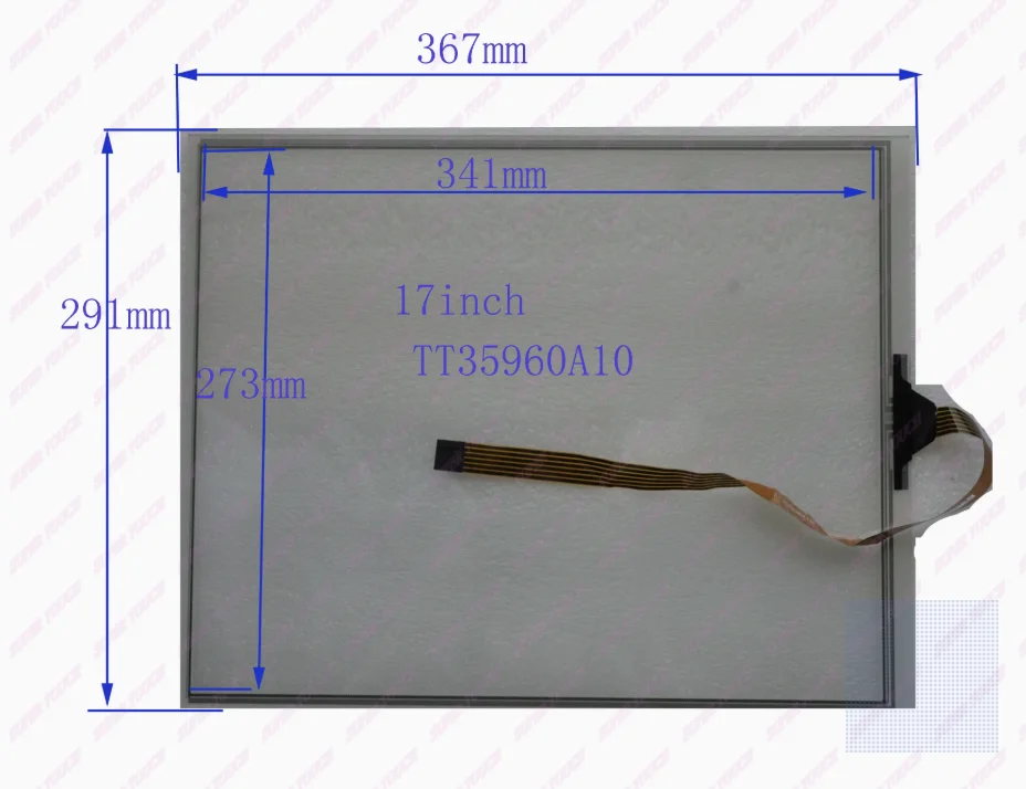 17 inch 6-wire resistive touch external screen handwriting screen 367 * 291 TT35960A10 MicroTouch