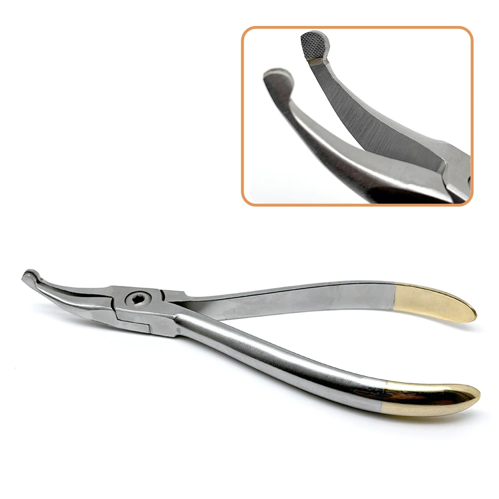 Dental Orthodontic Curved Tip Utility Dental Plier How Utility Plier Curved Tip Dentist Instruments Tools Dental Product