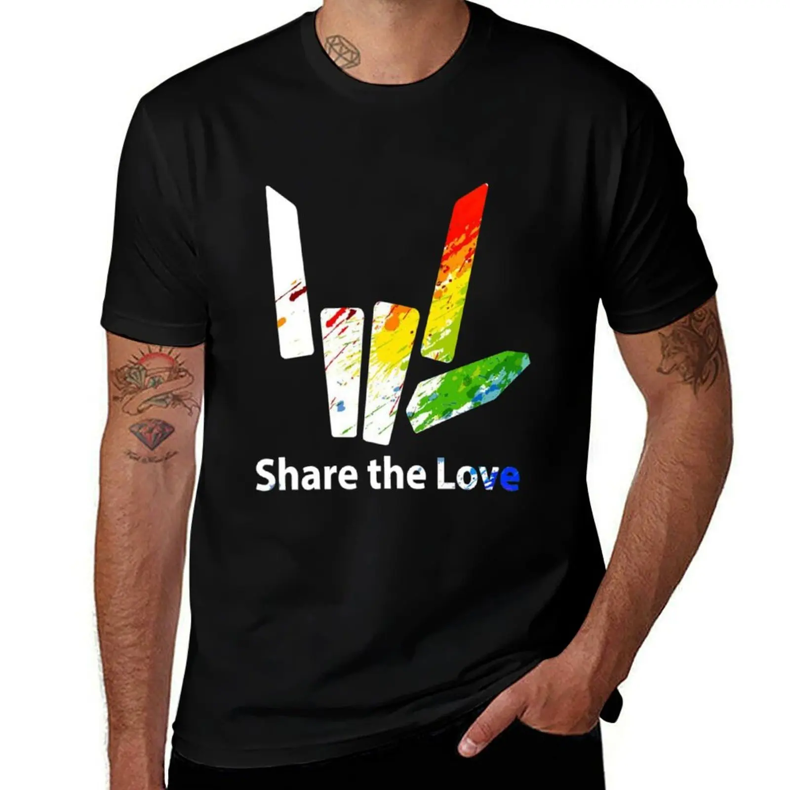 Share the love T-Shirt Tough Fabric Work Tee T-Shirt