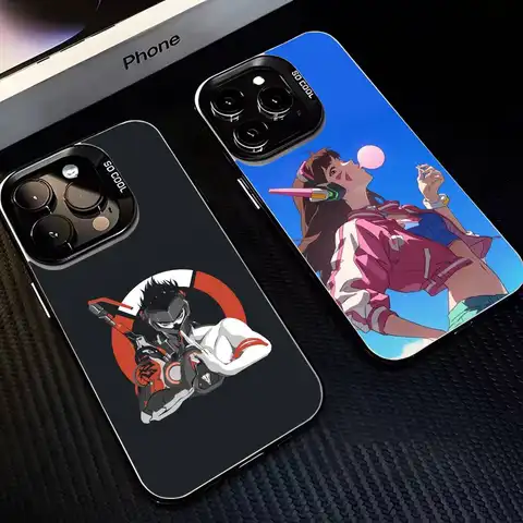 Game Overwatch  Phone Case For iPhone 16,15,14,13,12,11,Mini,Pro,MAX Black Matte Shockproof Cover