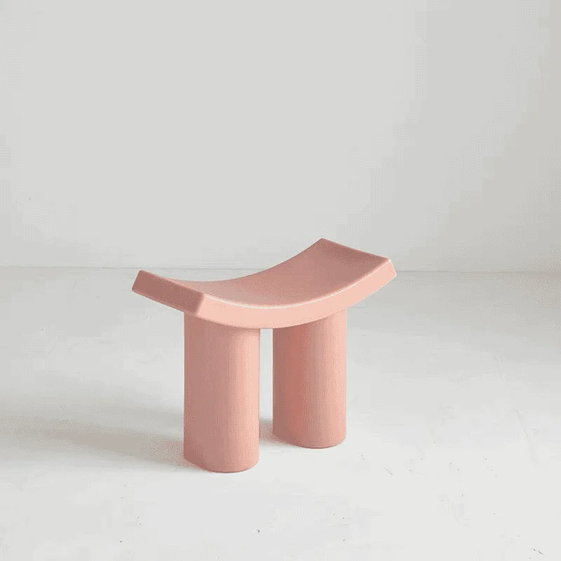 

Little Elephant Legs Shape Shoe Changing Stool Household Indoor and Outdoor Plastic Bedroom Low Makeup Bench Dressing Stools ins
