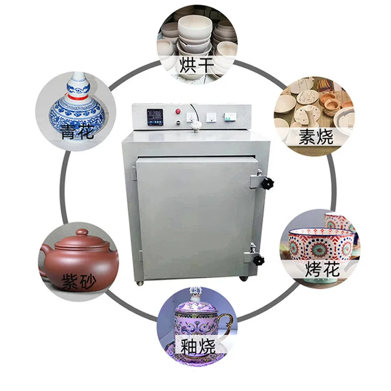 Electric Kiln Ceramics Wheel Throwing High Temperature Clay Preparing Machine Pottery Equipment Mud Board Maker