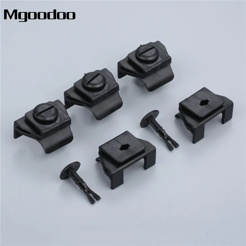 

Mgoodoo 4Pcs Front Bumper Cover Clips Auto Fastener Car Leaf Plate Lined Fender Clip 53879-58010 47749-58010 For Toyota Lexus