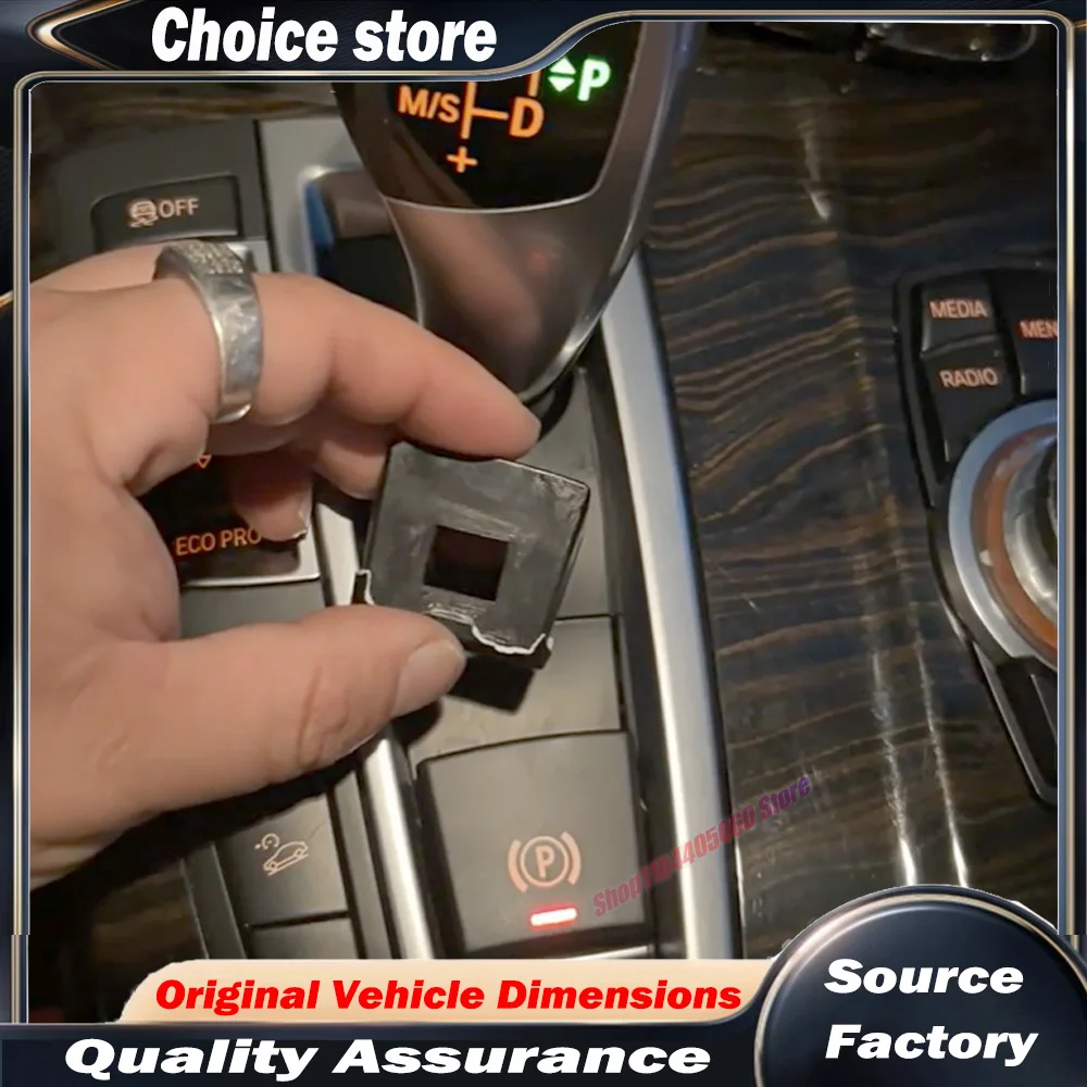 Car Electronic Handbrake Parking Switch P Auto H Button Cover For BMW 5 6 7 X3 X4 X5 X6 F01 F02 F07 F10 F06 F25 F26 F15 F16
