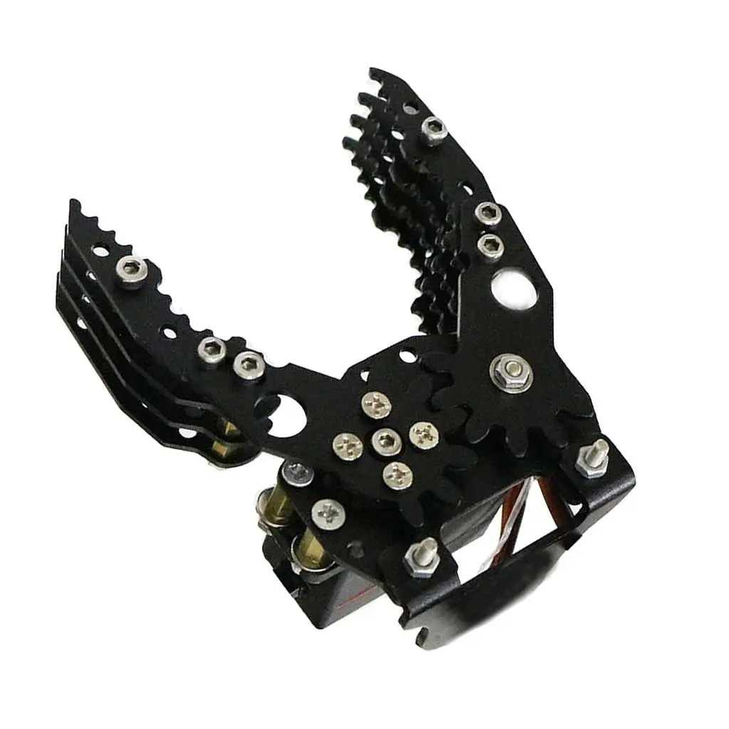 DIY Robot Claw Kit Metal Robotic Gripper Clamp Mechanical Grabber Standard Accessory for Maker Projects