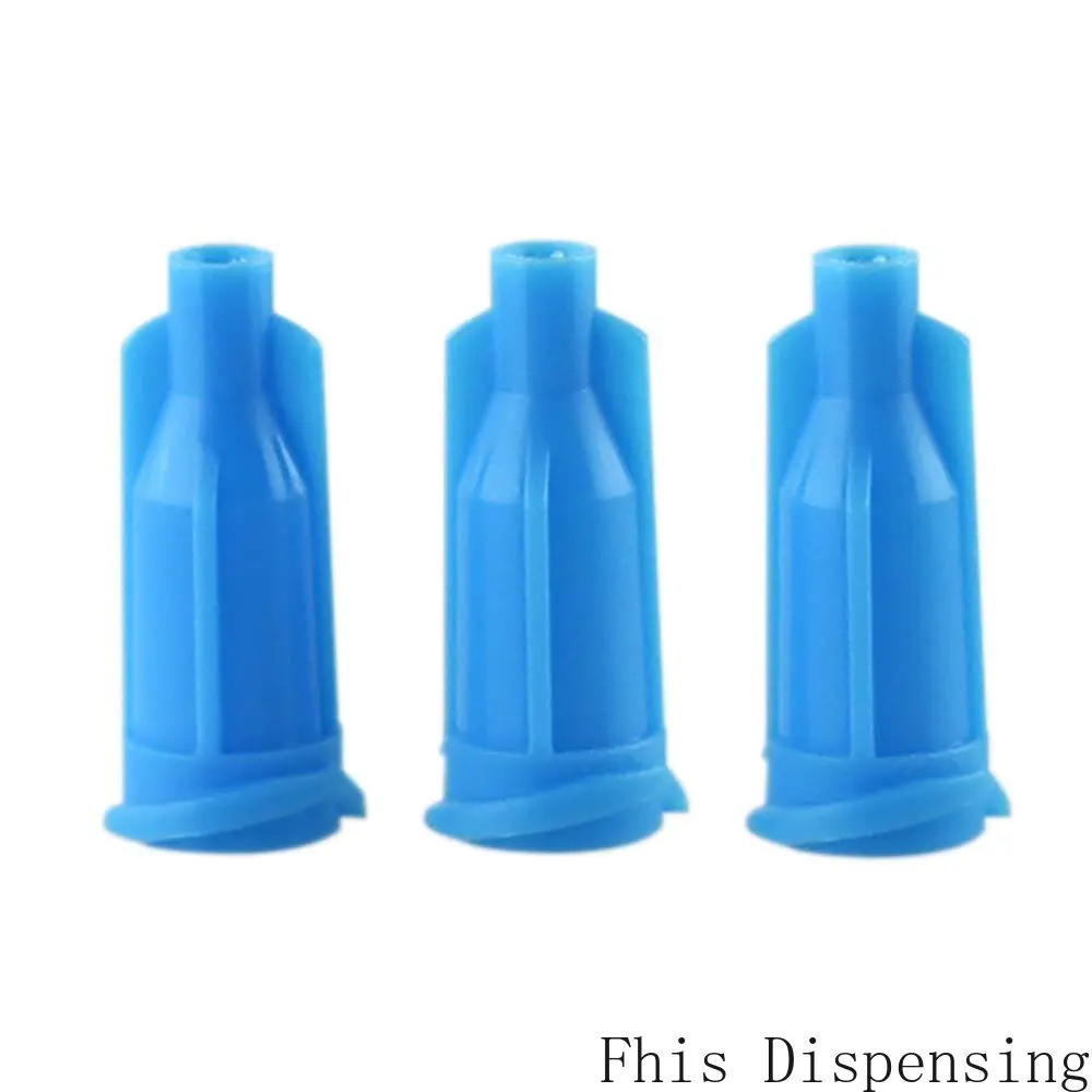 Syringe Tip Light Blue Cap Luer Lock Pack of 1000 Glue Dispensing