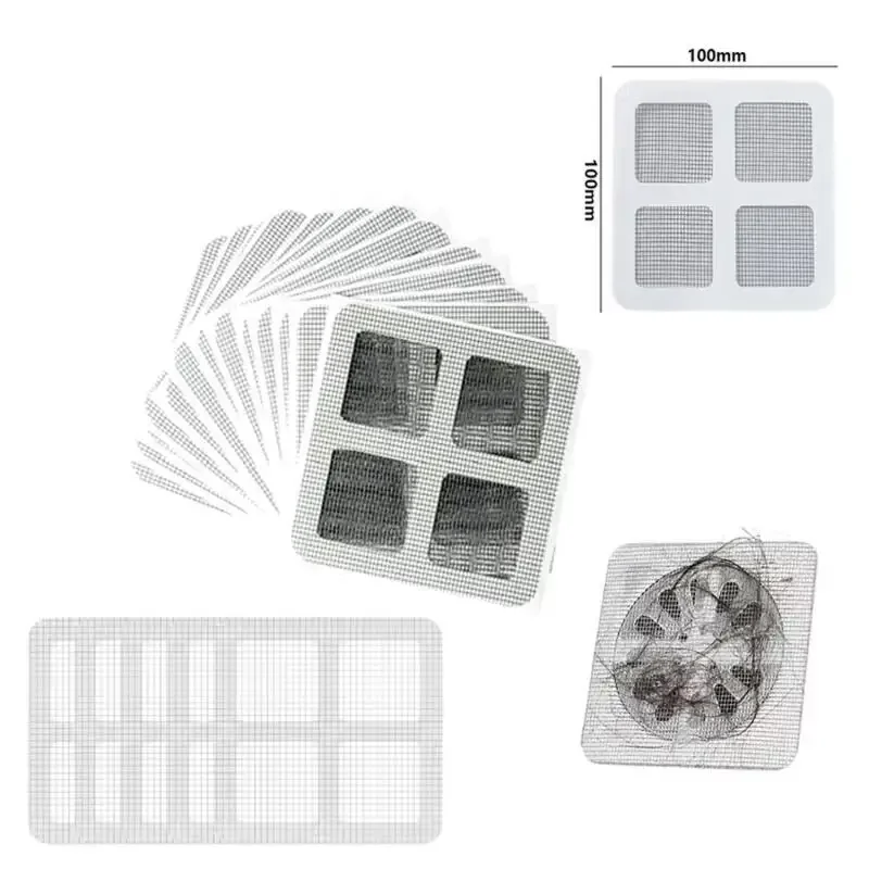 Disposable Anti-blocking Filter Floor Drain Sticker Mesh Hair Catcher Stopper Shower Drain Cover Kitchen Bathroom Sink Blocker - view 5