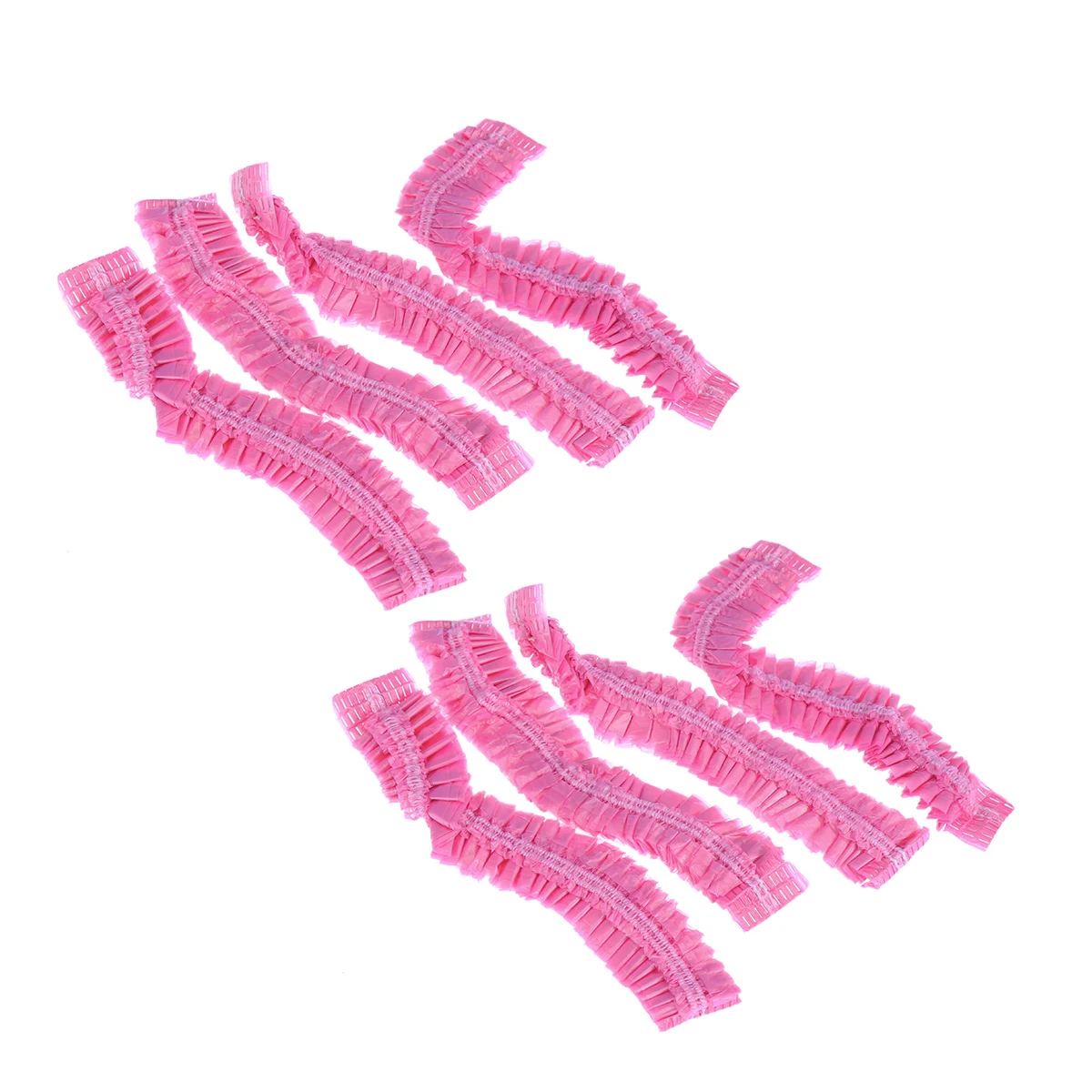 

200Pcs Disposable Shower Cap Thickened Hair Dye Cover for Women Men One Size Fits Most Elastic Band Waterproof Hair Protection