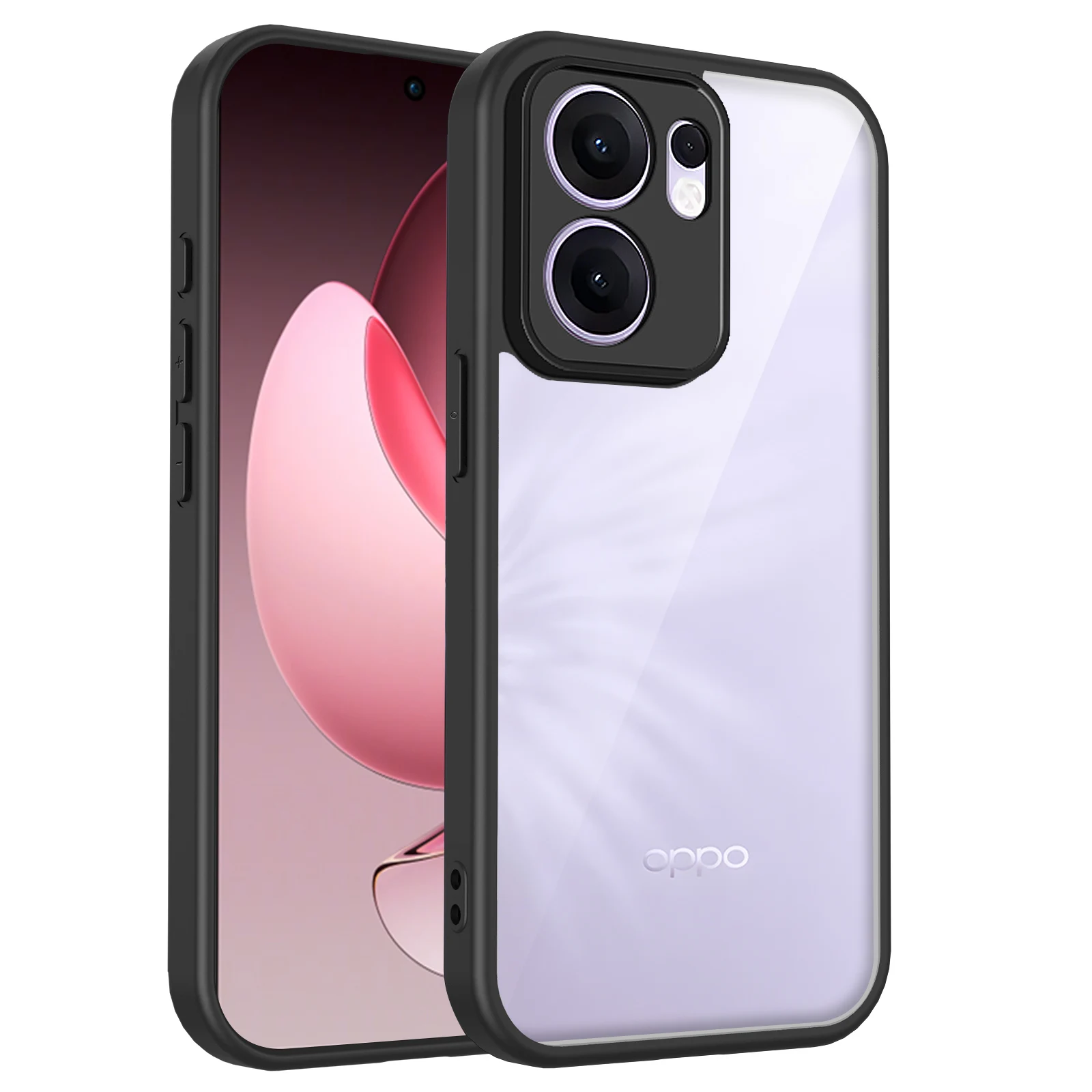 Für Oppo Reno 13A CPH2699 Fall Air Kissen Stoßfest Silikon Bumper Klar Matte Zurück Abdeckung Harte Telefon Fall für Oppo Reno 13A 5G – Detail 5
