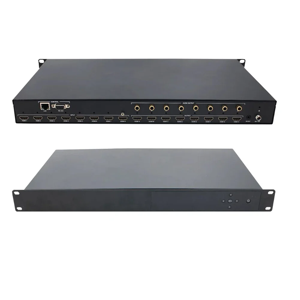 

Corkiit HDMI Matrix 8x8 4K60hz HDMI Matrix 8 In 8 Out Matrix Switcher