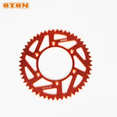 Задняя звездочка для мотоцикла OTOM 52T для KTM HUSQVARNA EXC XCW MXC EXCF SXF XCF XCFW 125 250 300 350 450 520 525