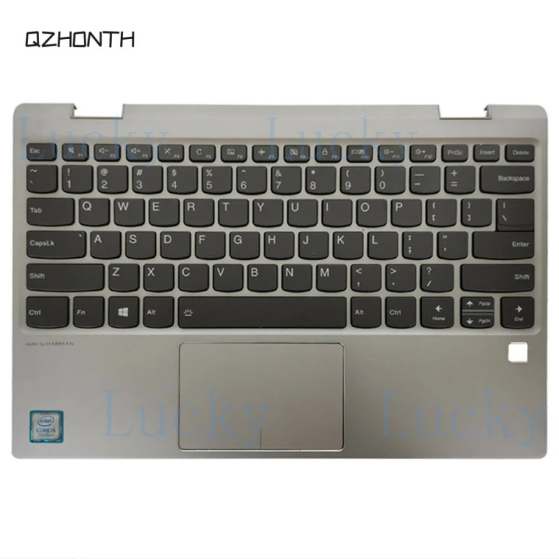 

f New For Lenovo Ideapad YOGA 720-12IKB Palmrest with Keyboard Touchpad (Silver)