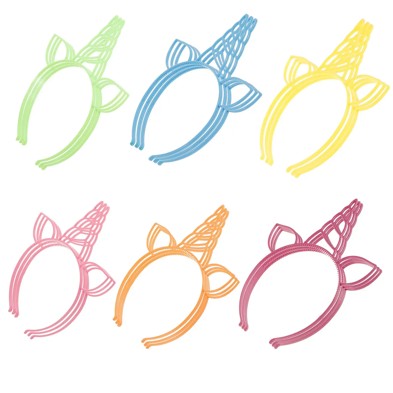 

18 Pcs Headband for Girls Hair Toppers Unicorn Accessories Party Headbands Women Child