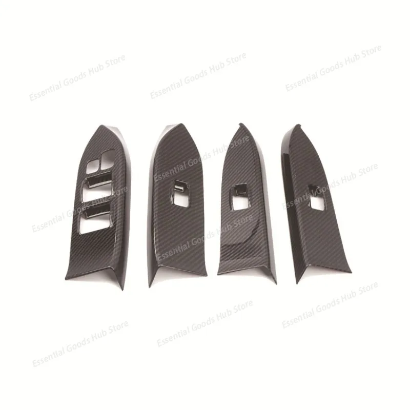 

Suitable for 2019 FOR Mitsubishi FOR Pajero glass lift button panel sticker, inner armrest frame interior modification