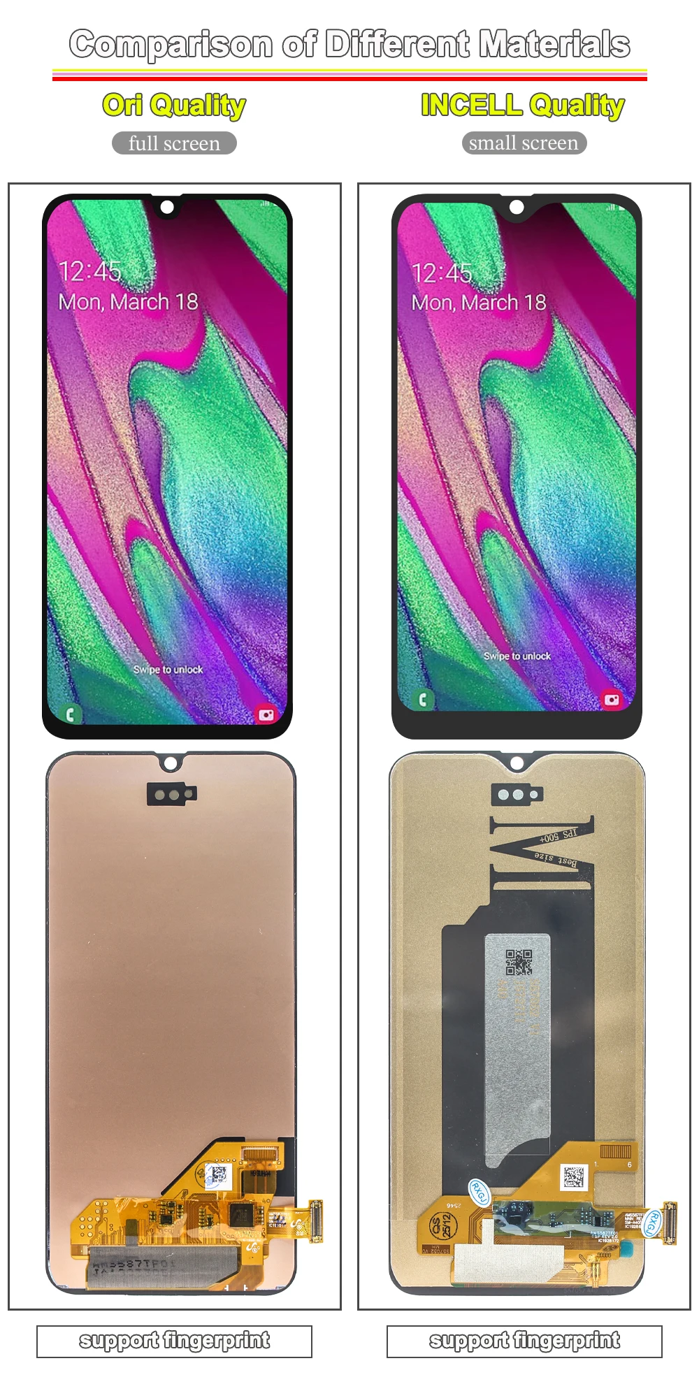 Wyświetlacz AMOLED LCD do Samsung Galaxy A40, ekran dotykowy, digitizer, zamiennik do Samsung A40 A405FN A405FM A405S, wyświetlacz LCD do telefonu. — zdjęcie produktu 3