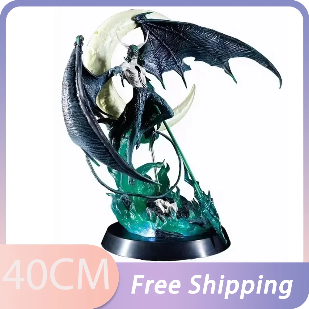 

BLEACH Ulquiorra Cifer Anime Figures PVC 40cm GK Luminous Figurine Desktop Ornament Collection Statue Fans Models Kid Gifts Toys