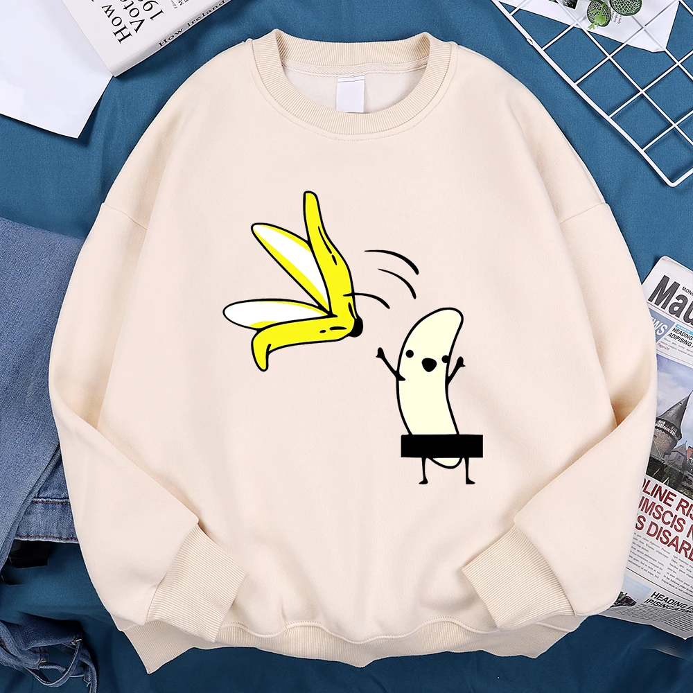 Remove Banana Peels Men Women Hoody Harajuku Oversize Sweatshirt Anime Fleece Clothing Casual Loose Clothes Hip Hop Hoodie