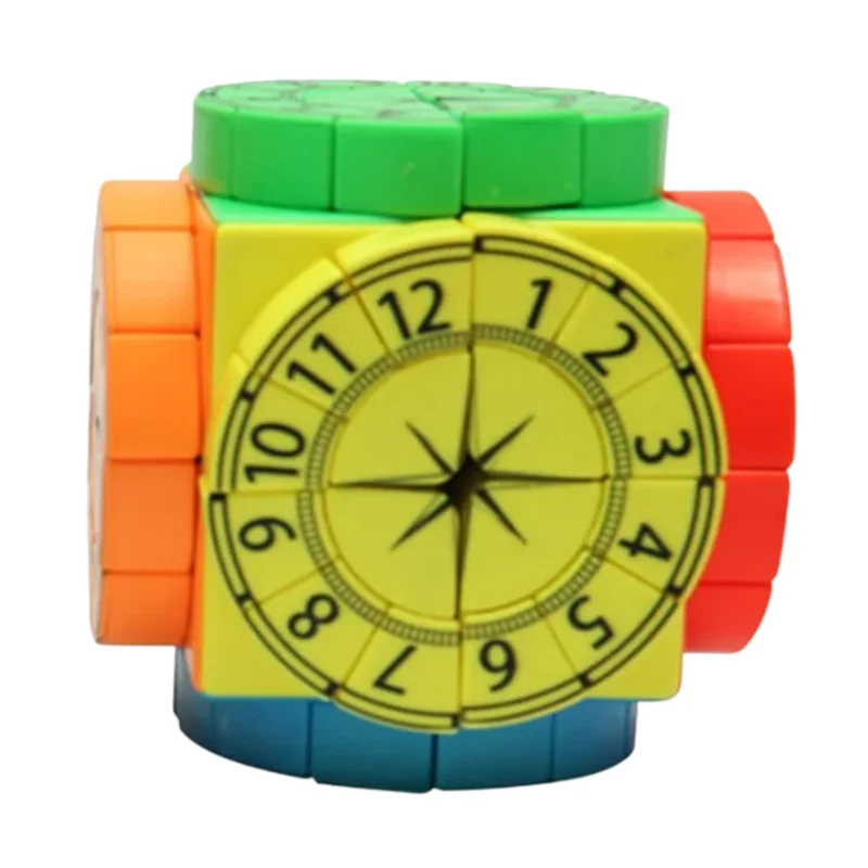 ZCUBE Machine à temps chiffres arabes Cube Machine à temps chiffres romains Cube magique Puzzle professionnel jouets enfants cadeau