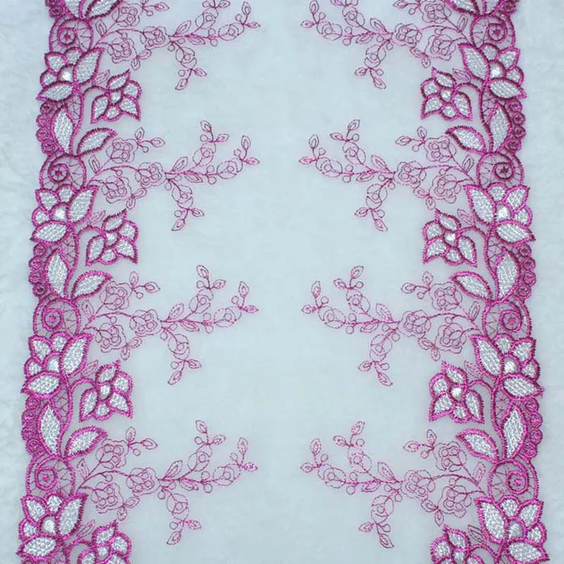 20Yards Lolita Double-Sided Mesh Tulle Embroidery Lace Trim, DIY Handmade Lingerie Accessories, Bra Skirt Lace Fabric