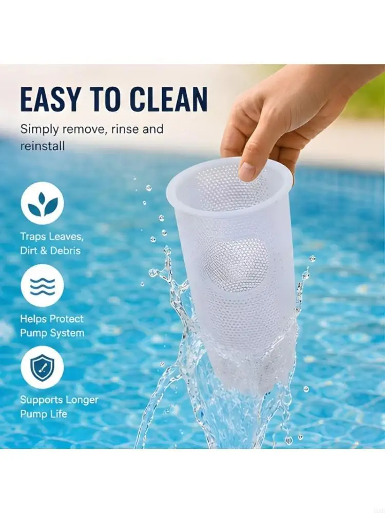 Pool Circulation Basket, Plastic Strainer Basket for Pool Service 4XBB