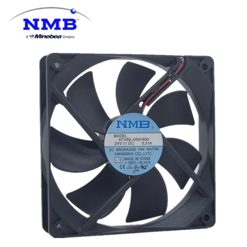 

New nmb-mat 4710NL-05W-B50 DC 24V 0.31a 12025 12CM 120*120*25MM silent frequency converter fan