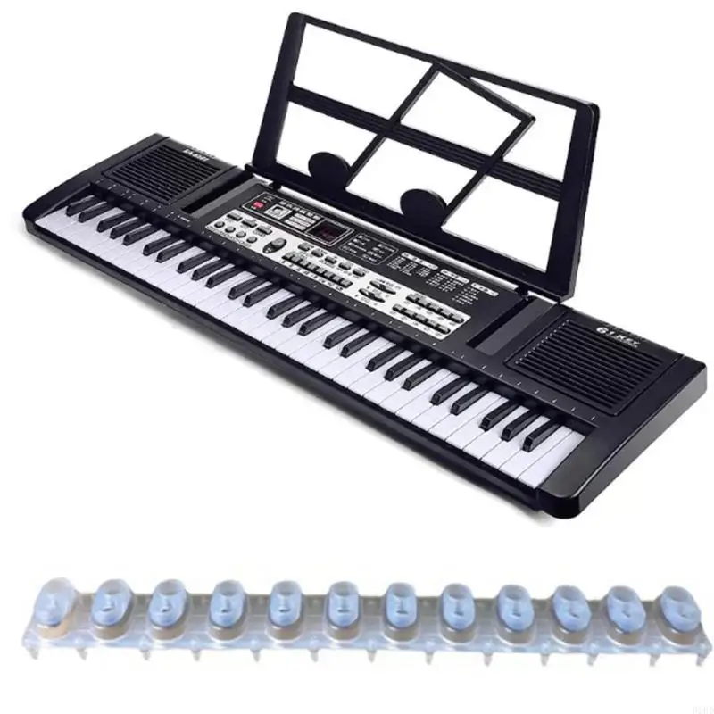 

Contact Silicon Pads Replacement Rubber Conductive Keypad Strips for 6133 Electronic Keyboards Repair Part 69HD