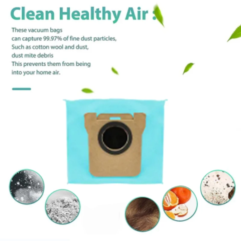 Xiaomiロボット掃除機用活性炭ダストバッグ,Mijia, Omni 1s,b101cn,dreame bot,s10,s20 pro,l10s ultraパーツ,x10,12個