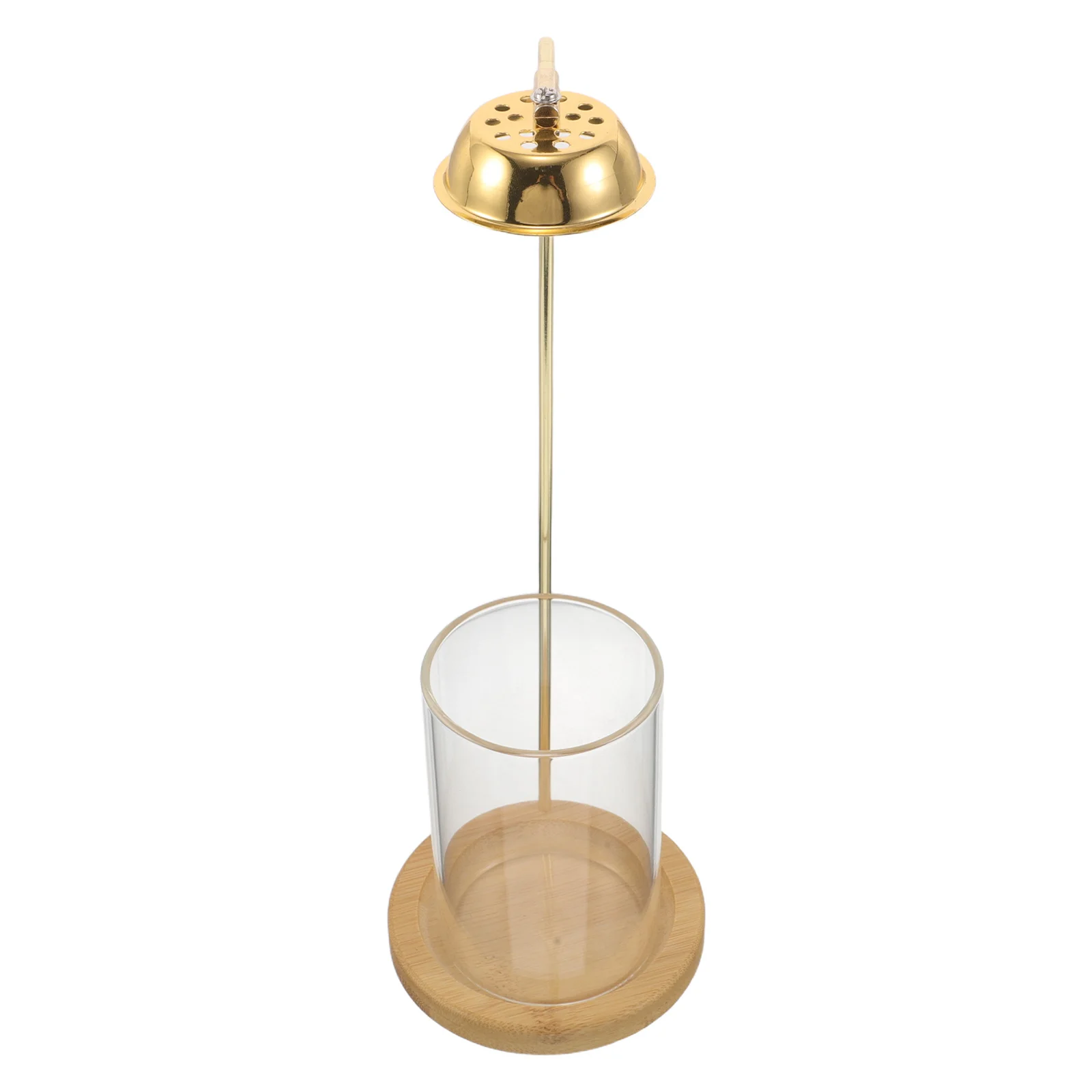 

Upside Down Incense Holder Bamboo Glass Moxibustion Stick Burner Home Decor Room Ornament Aromatherapy