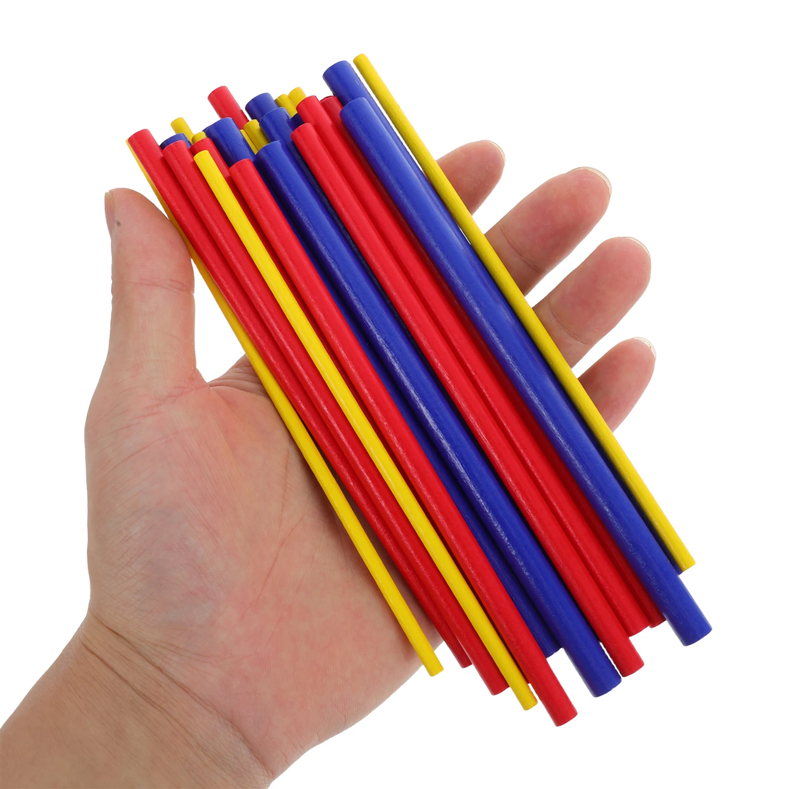 1Set Balance Sticks Game Colorful Wooden Stacking Family Fun for Kids Adults Coordination Concentration Training Pickup