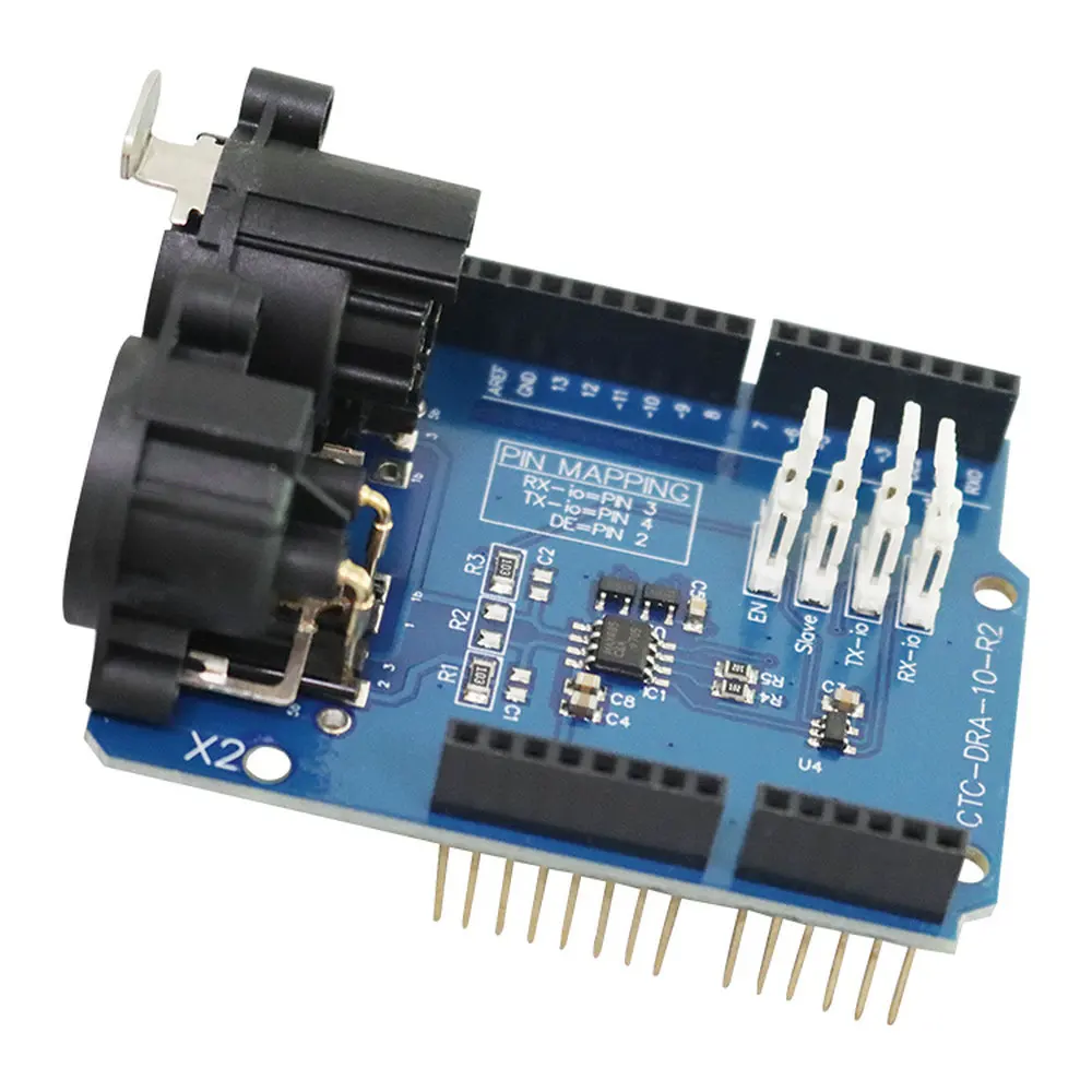 

Max485 DMX Shield Expansion Board Module For Arduino Smart Robot Components Automation Kits