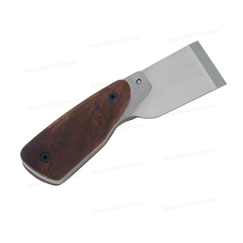 Cut Leather Knife, Movable Knife Head Handmade DIY Leather Goods, Black Walnut Wooden Handle T12 T13