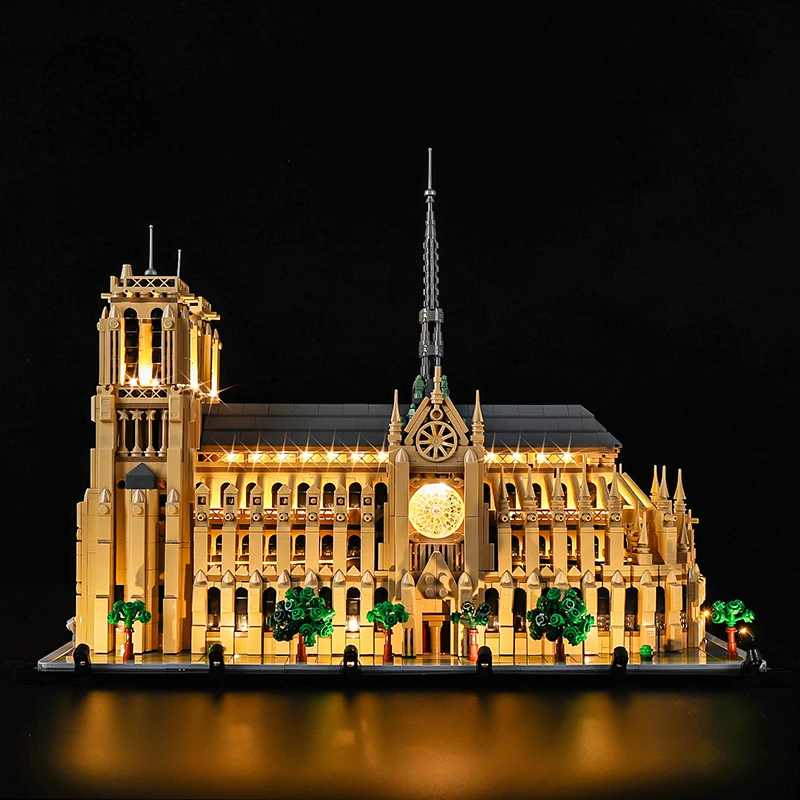 No Model Led Light Kit for Notre-Dame de Paris 21061