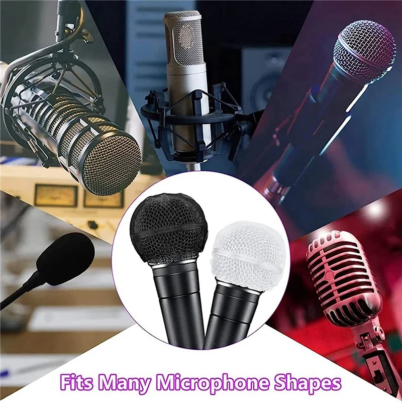 

800PCS Disposable Microphone Covers, Non-Woven Disposable Mic Covers For Conferences, Concerts, Recording Room, KTV