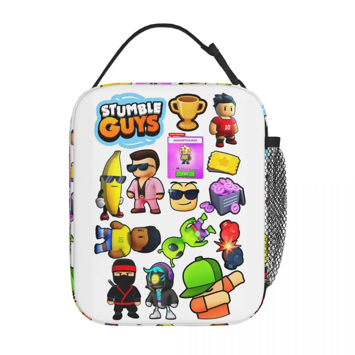 Cute Stumble Guys Insulated Lunch Bags Leakproof Lunch Container Thermal Bag Tote Lunch Box College...