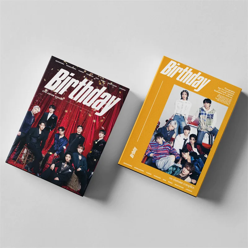 55pcs/set ATEEZ Album 4th JAPAN SINGLE BIRTHDAY Greeting Card LOMO Card Hongjoong Seonghwa Yunho Jongho San Photo Card Postcard