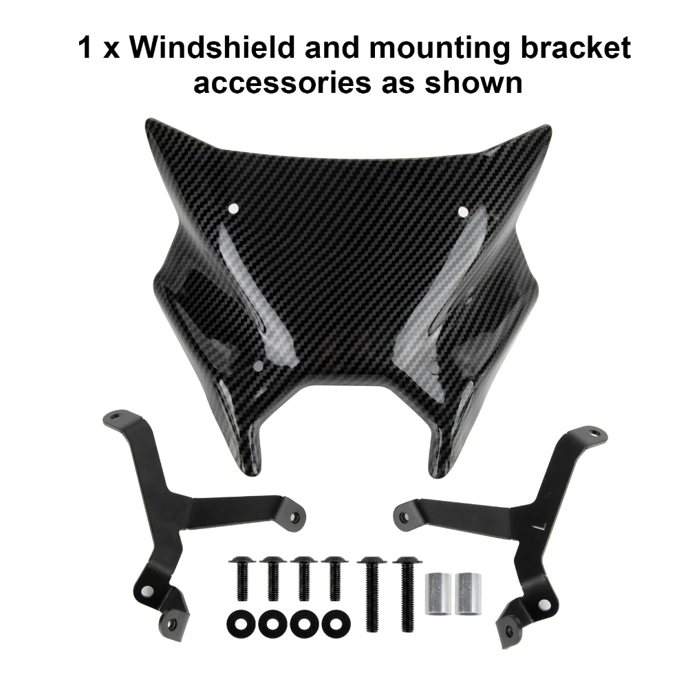 Motorcycle Windscreen Double Bubble Windshield Deflector for Yamaha MT-09 MT09 SP 2024 2025