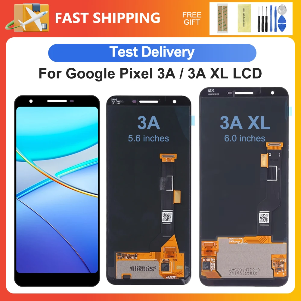 

For Google Pixel 3A XL For Google Pixel 3A G020A G020E G020C G020G LCD Display Touch Screen Digitizer Assembly Replacement