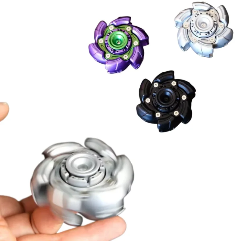 Mecha Linkage Fidget Spinner Fingertip Gyro Stress Relief EDC Decompression Toy for Adults Kids Creative Party Favors Desk Gifts